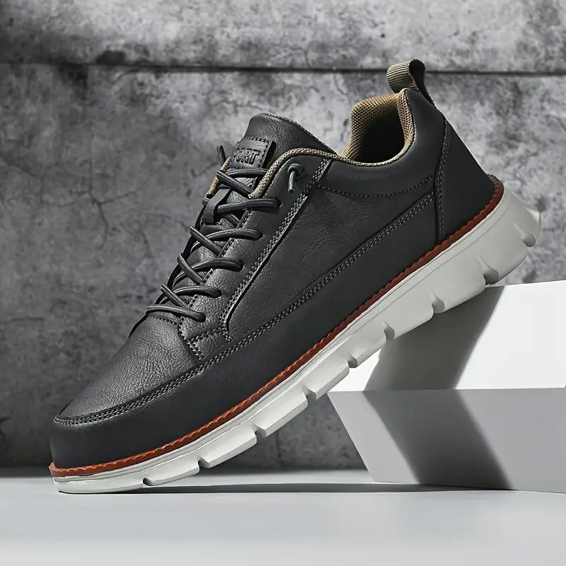 Dewey - Breathable Leather Sneakers