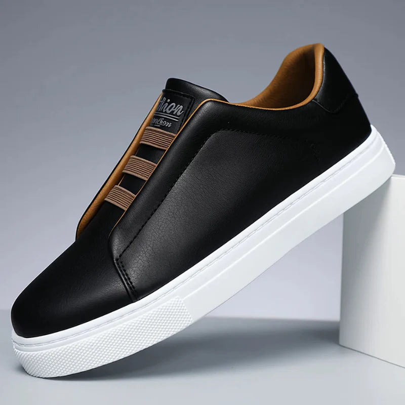 Dowd – Leather Sneakers with Non-Slip Sole