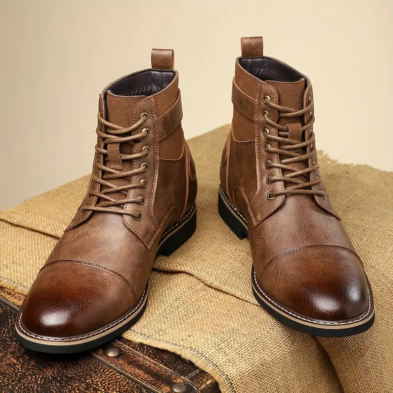 Dylan – Casual Ankle Boots with Buckles