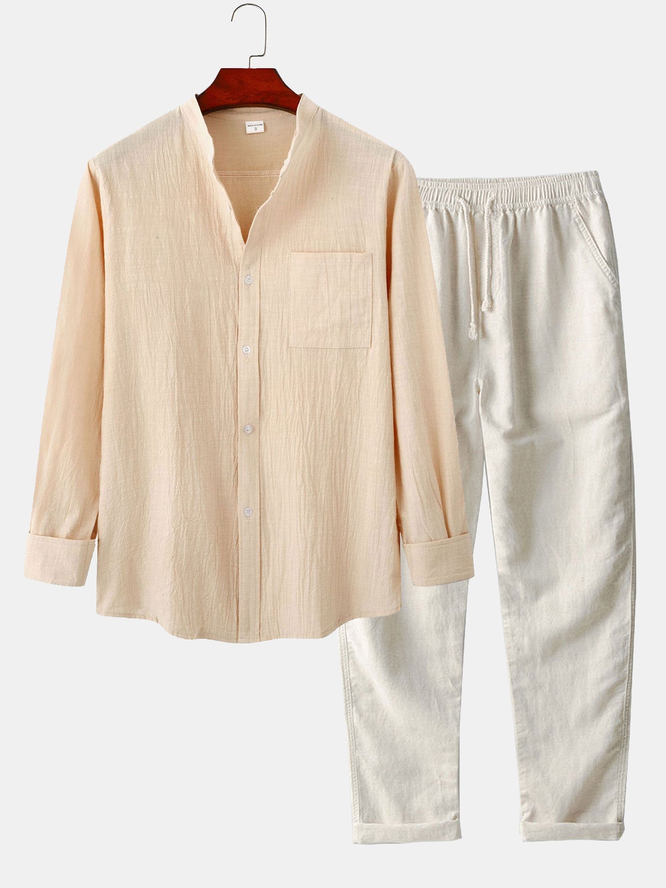 Edison - Linen Set with Long Sleeves and 2 Pieces