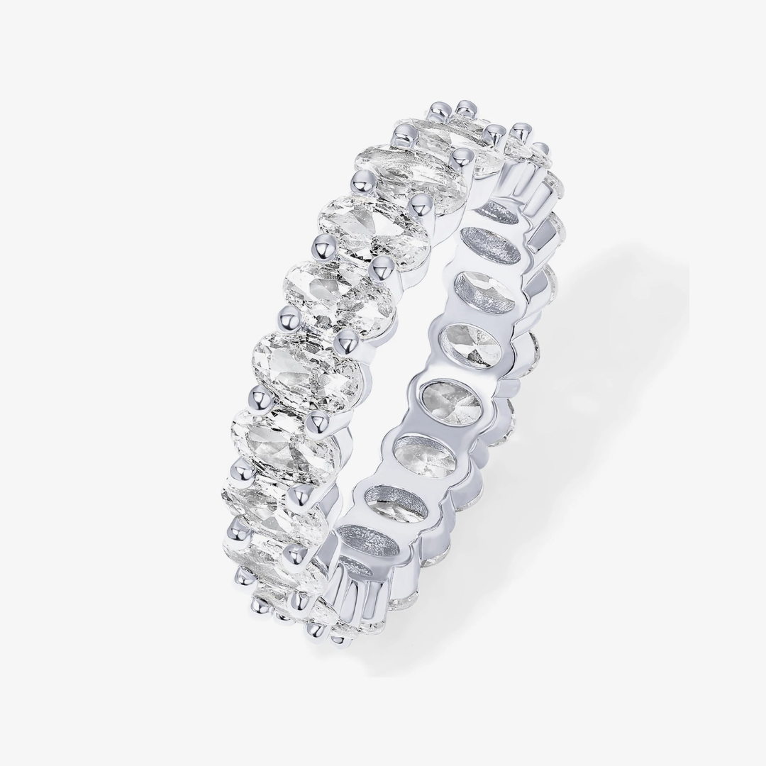Ellure Oval Eternity Ring