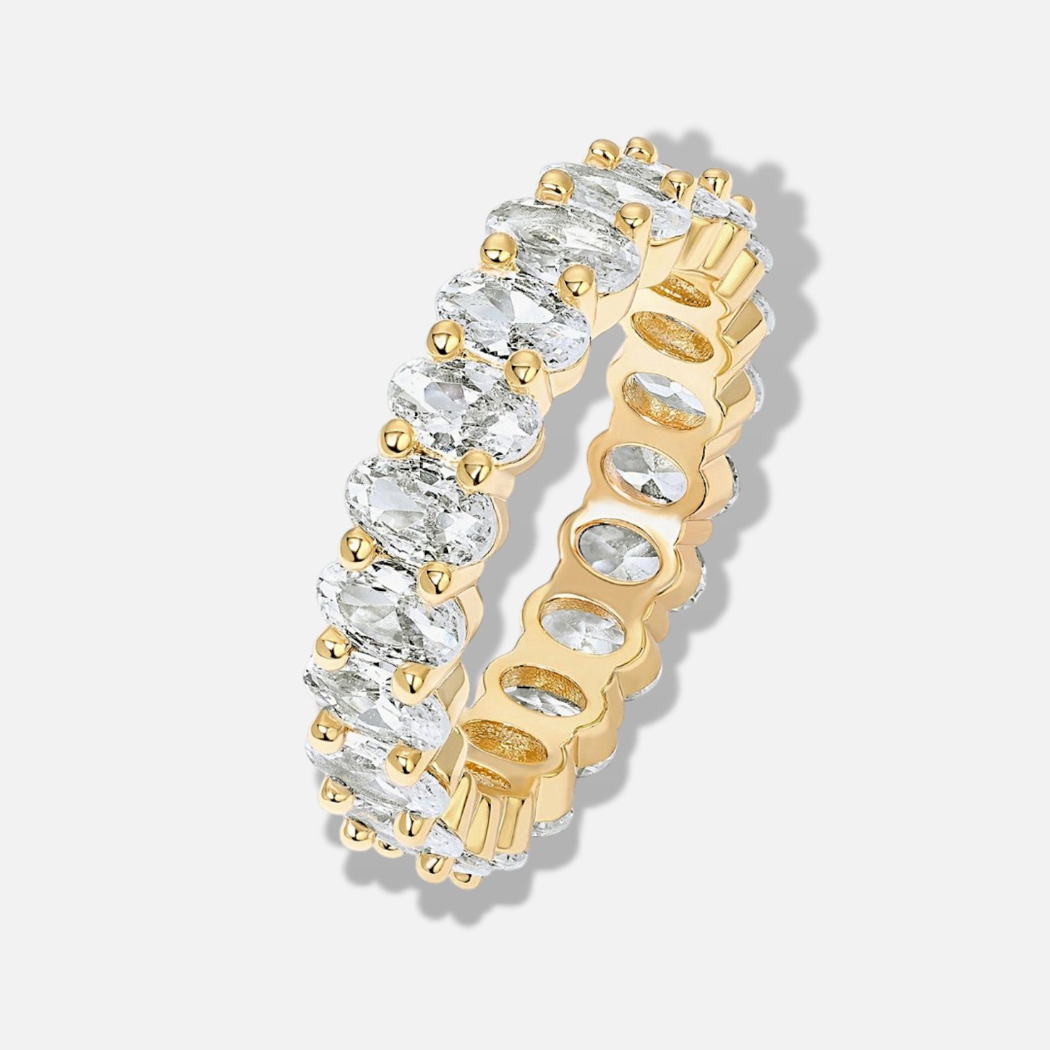 Ellure Oval Eternity Ring