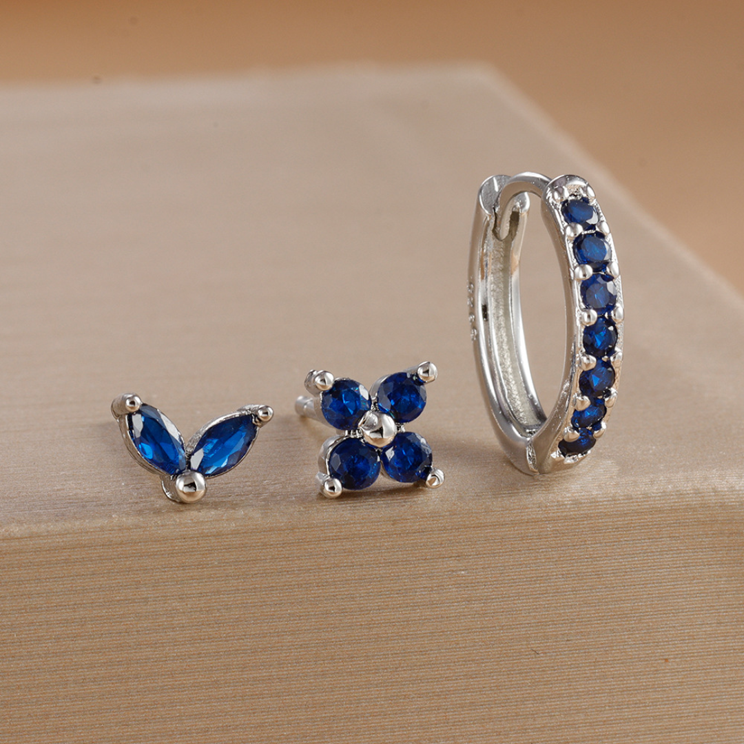 Elysian Tulip Hoop Earring Set