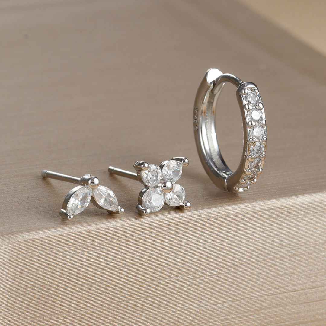 Elysian Tulip Hoop Earring Set