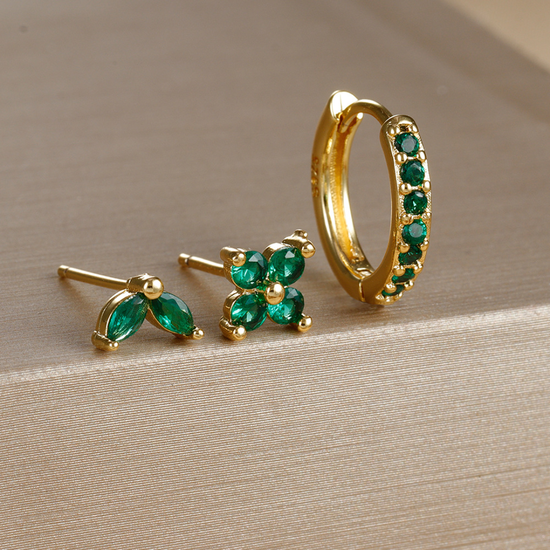 Elysian Tulip Hoop Earring Set