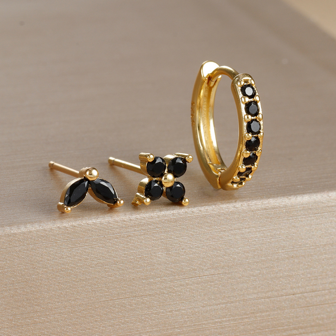 Elysian Tulip Hoop Earring Set