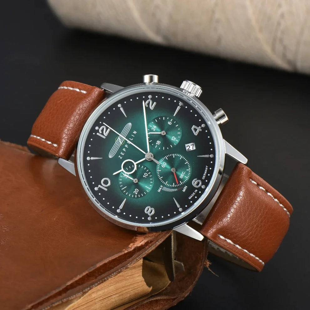 Endrit – Classic Timer with Leather Strap