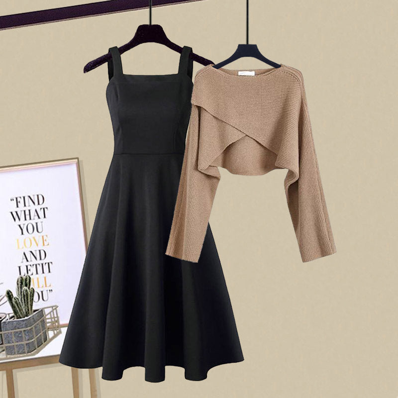 Enrica – Elegant Knitted Dress Set