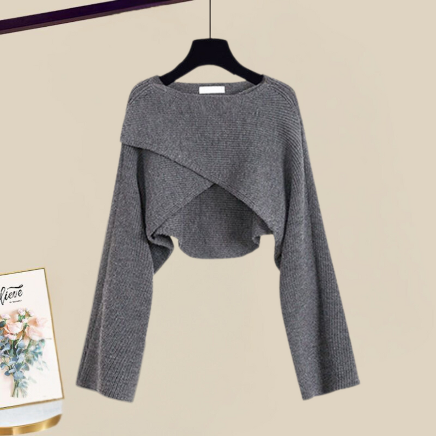 Enrica – Elegant Knitted Dress Set
