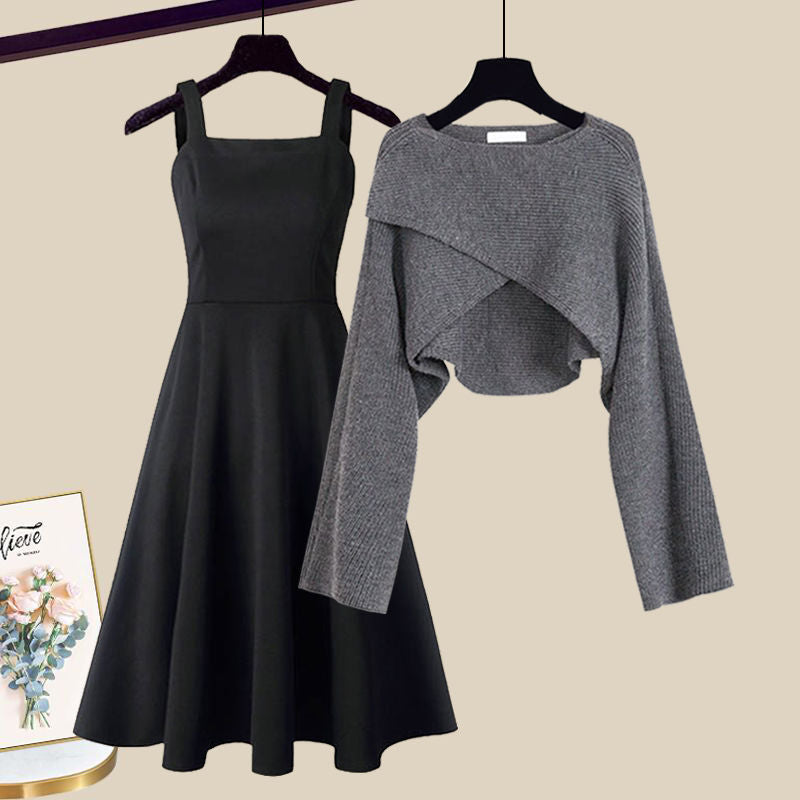 Enrica – Elegant Knitted Dress Set