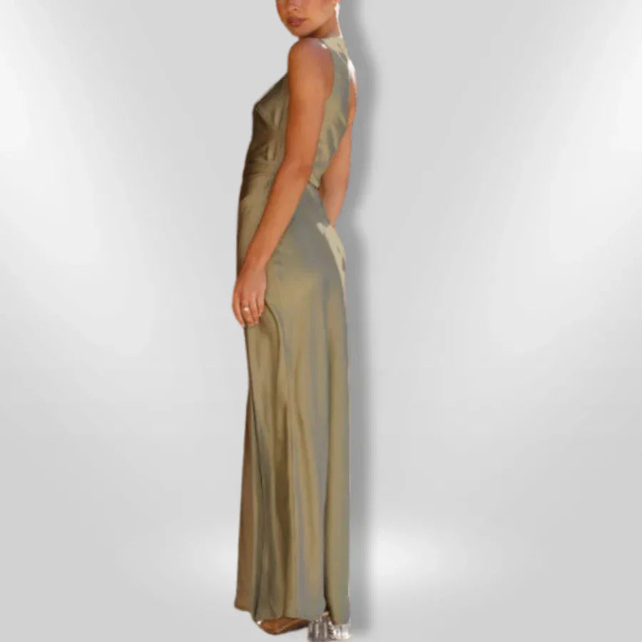 Erminia – Asymmetrical Dress with Slit