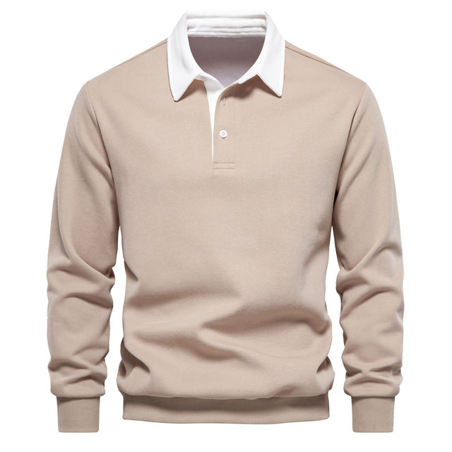 Eugen – Classic Winter Polo Design Sweatshirt