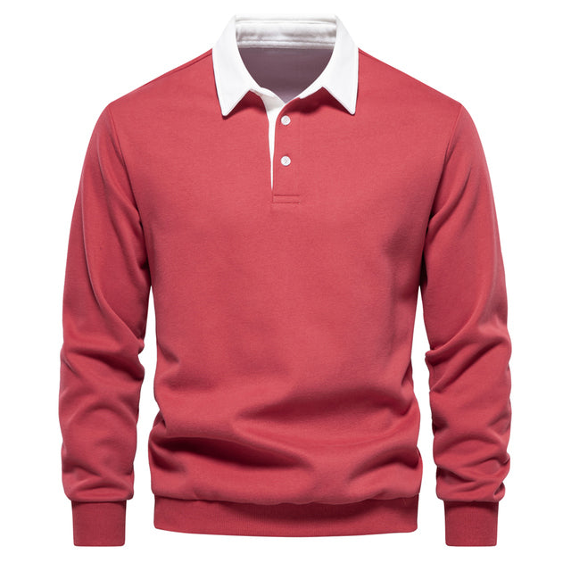 Eugen – Classic Winter Polo Design Sweatshirt