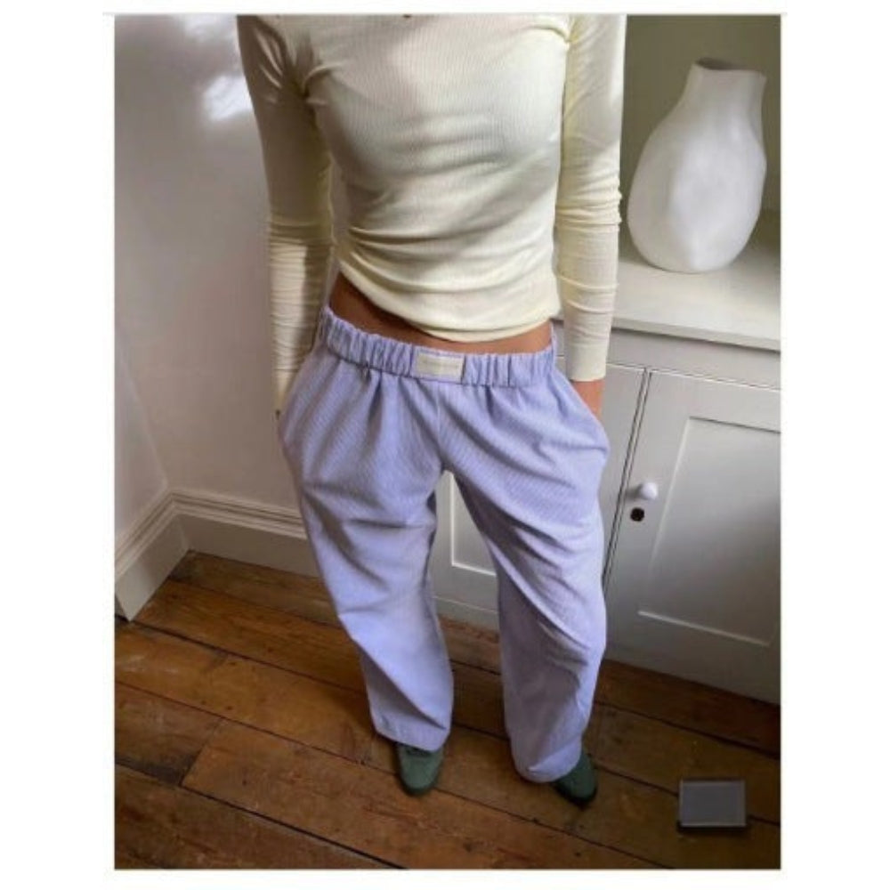 Evgenia - Wide-Leg Lounge Pants with Elastic Waistband