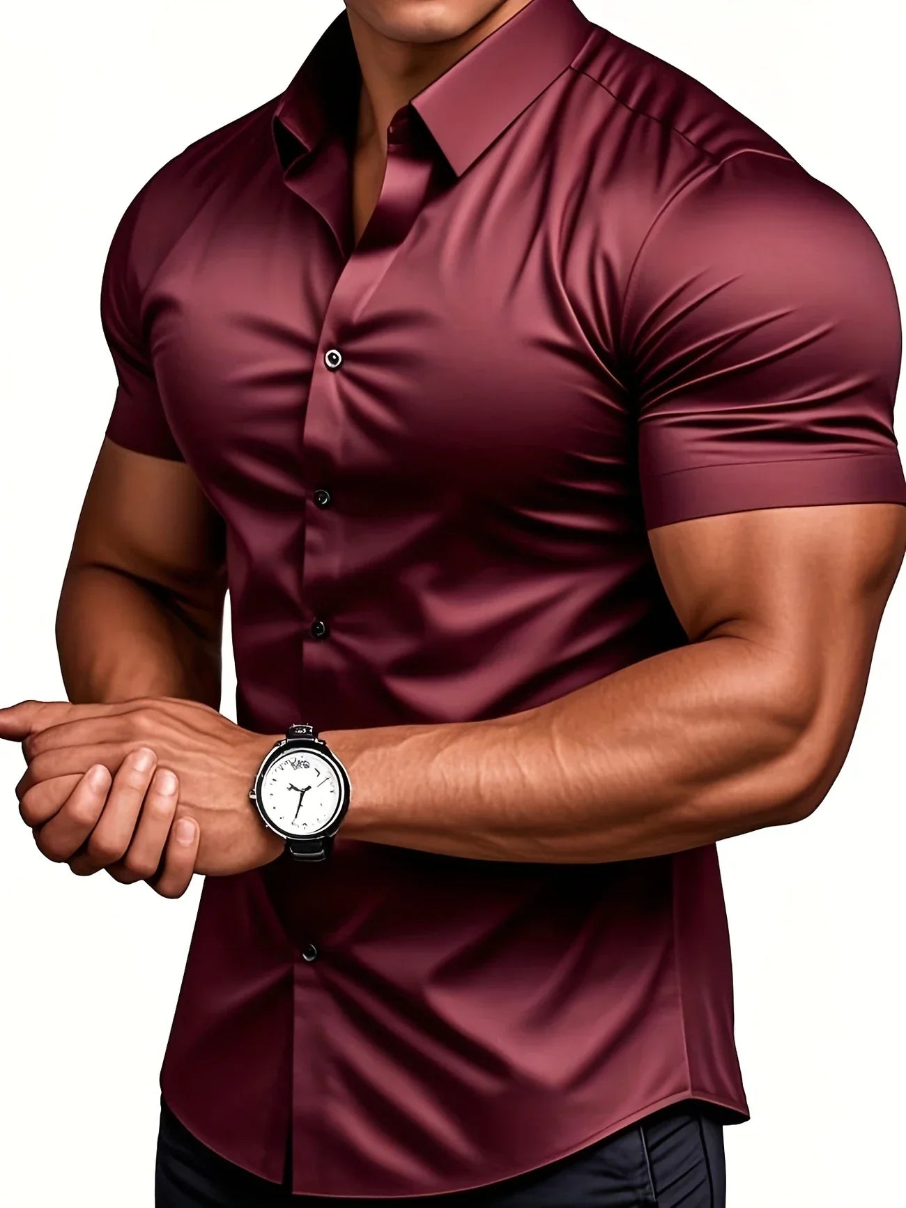Ezra – Elegant Slim-Fit Shirt with Buttons