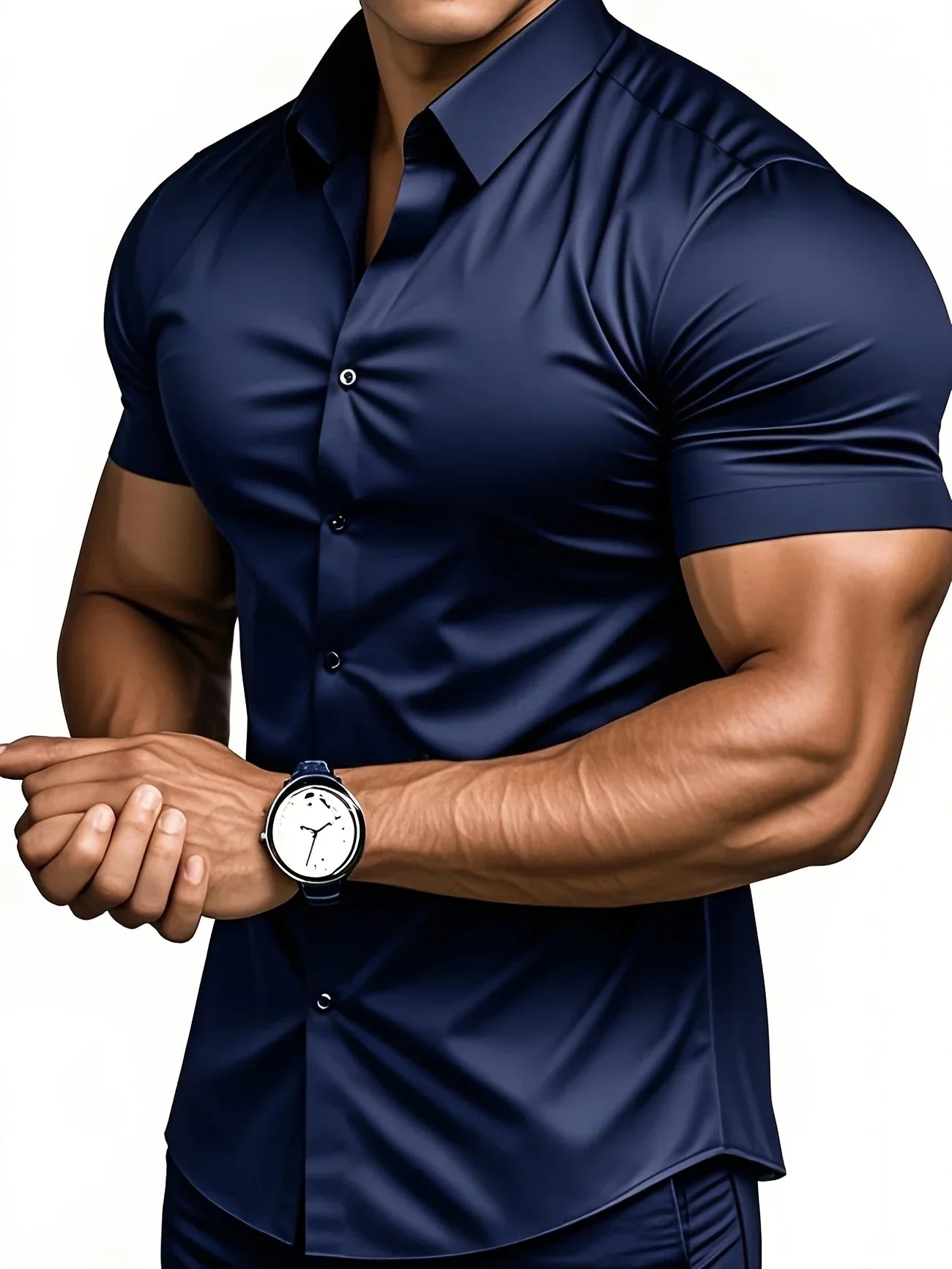Ezra – Elegant Slim-Fit Shirt with Buttons