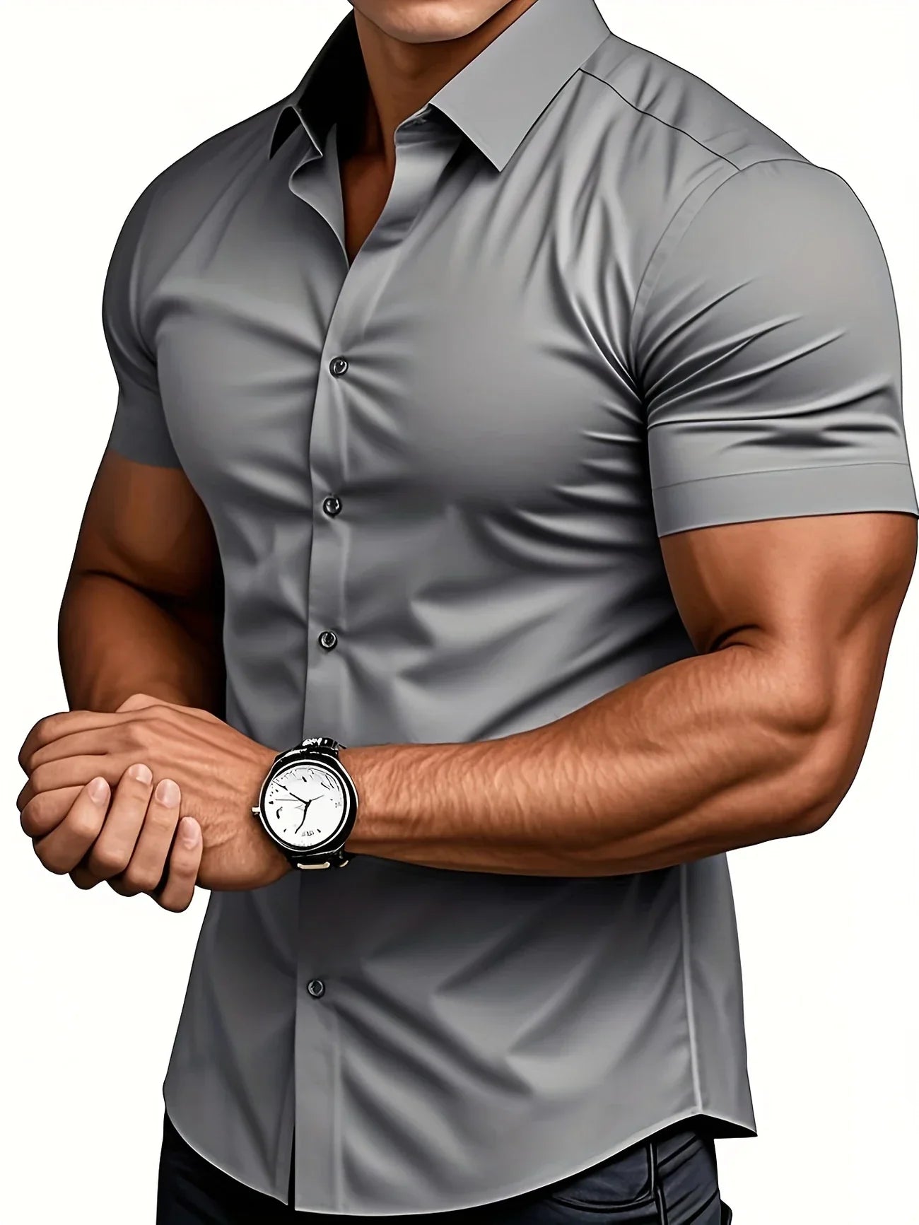 Ezra – Elegant Slim-Fit Shirt with Buttons