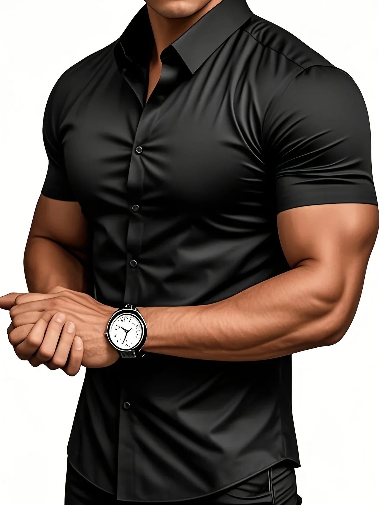 Ezra – Elegant Slim-Fit Shirt with Buttons