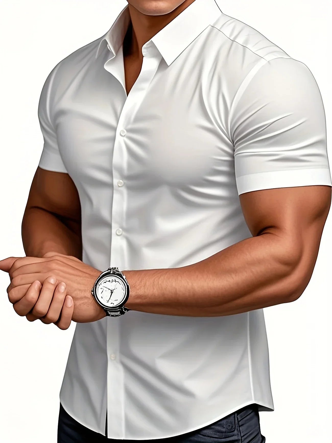 Ezra – Elegant Slim-Fit Shirt with Buttons