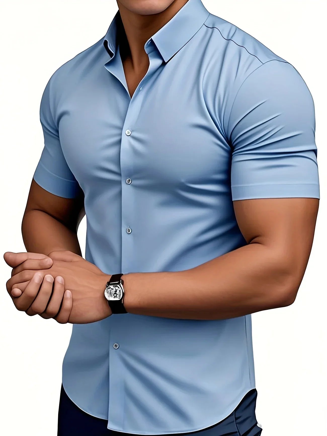 Ezra – Elegant Slim-Fit Shirt with Buttons