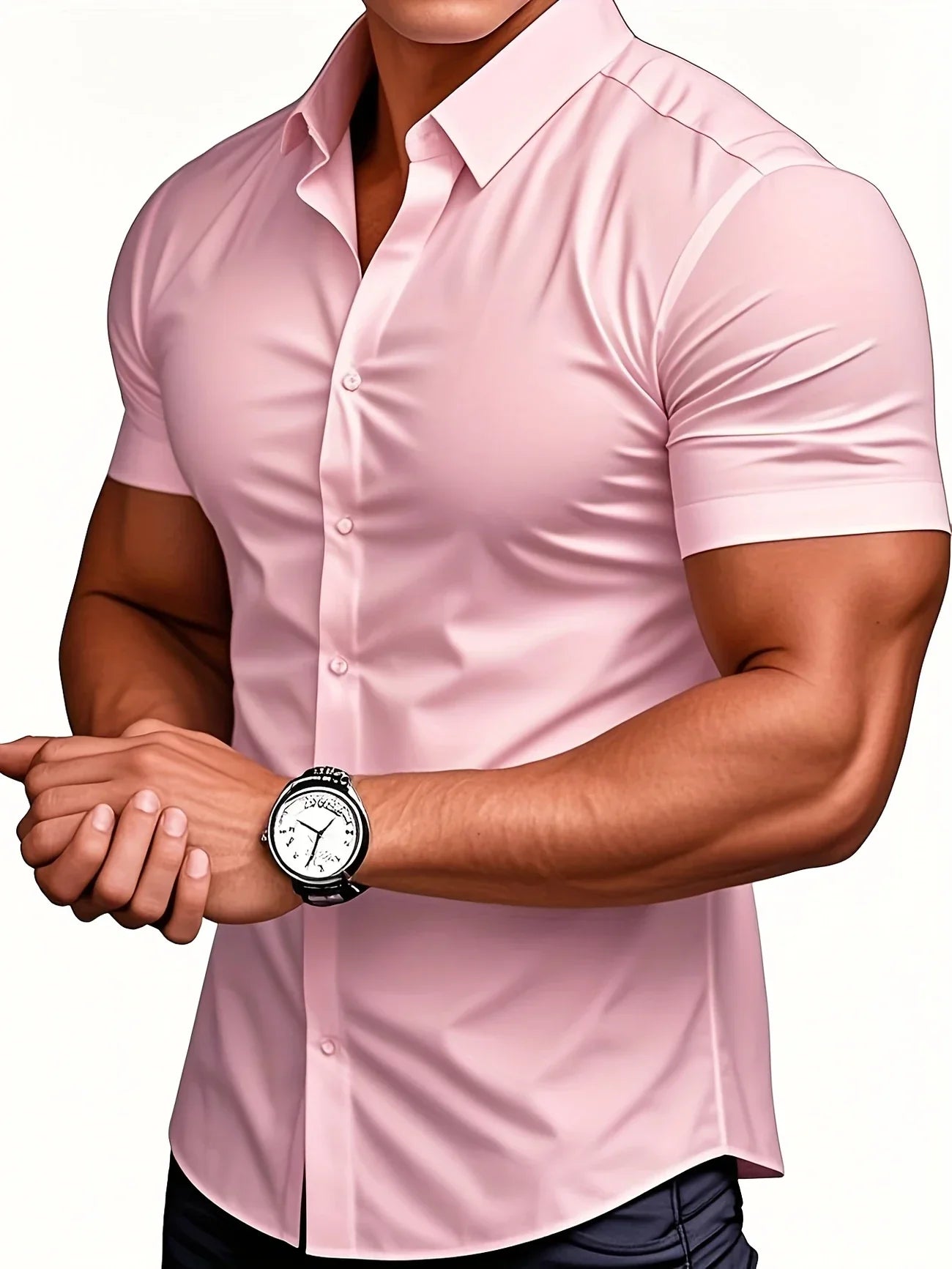 Ezra – Elegant Slim-Fit Shirt with Buttons
