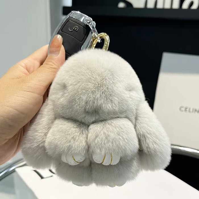 FauxFur - Handmade Soft Bunny Pom Poms