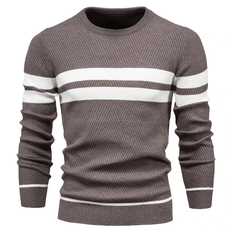 Fawzi – Patchwork Long Sleeve Sweater
