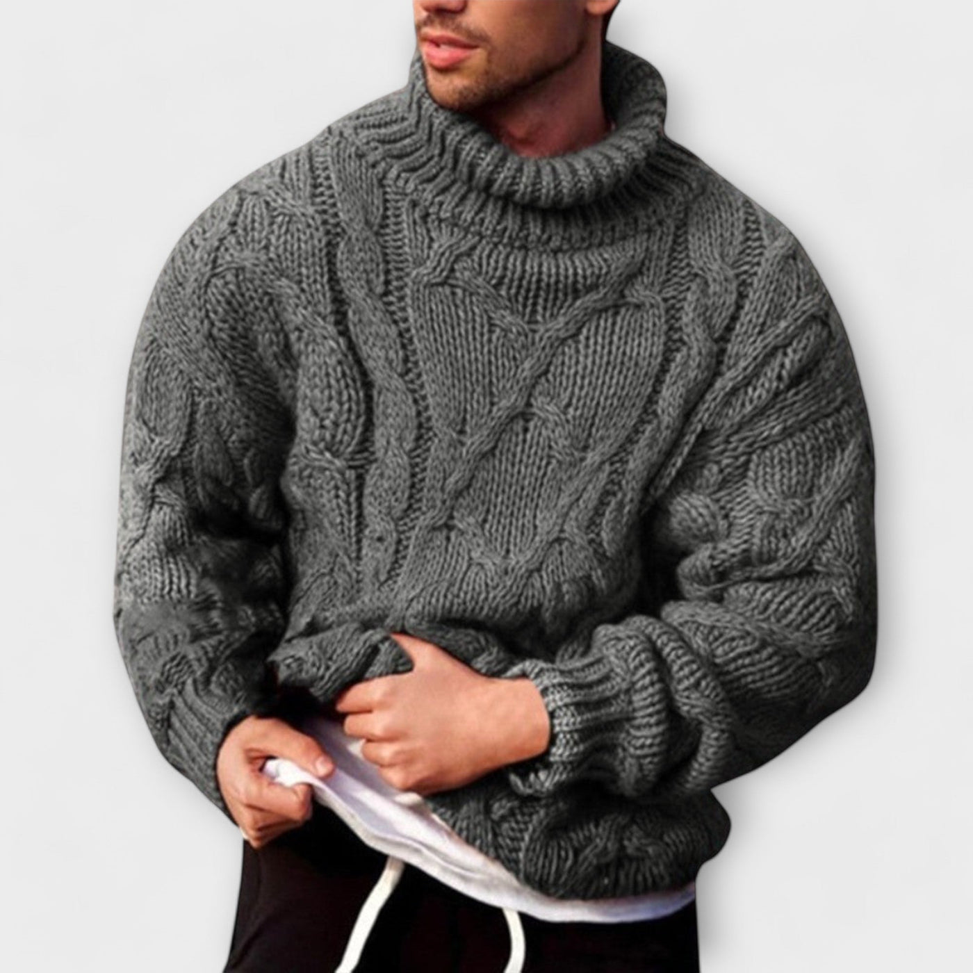 Firth – Winter Knit Turtleneck Sweater