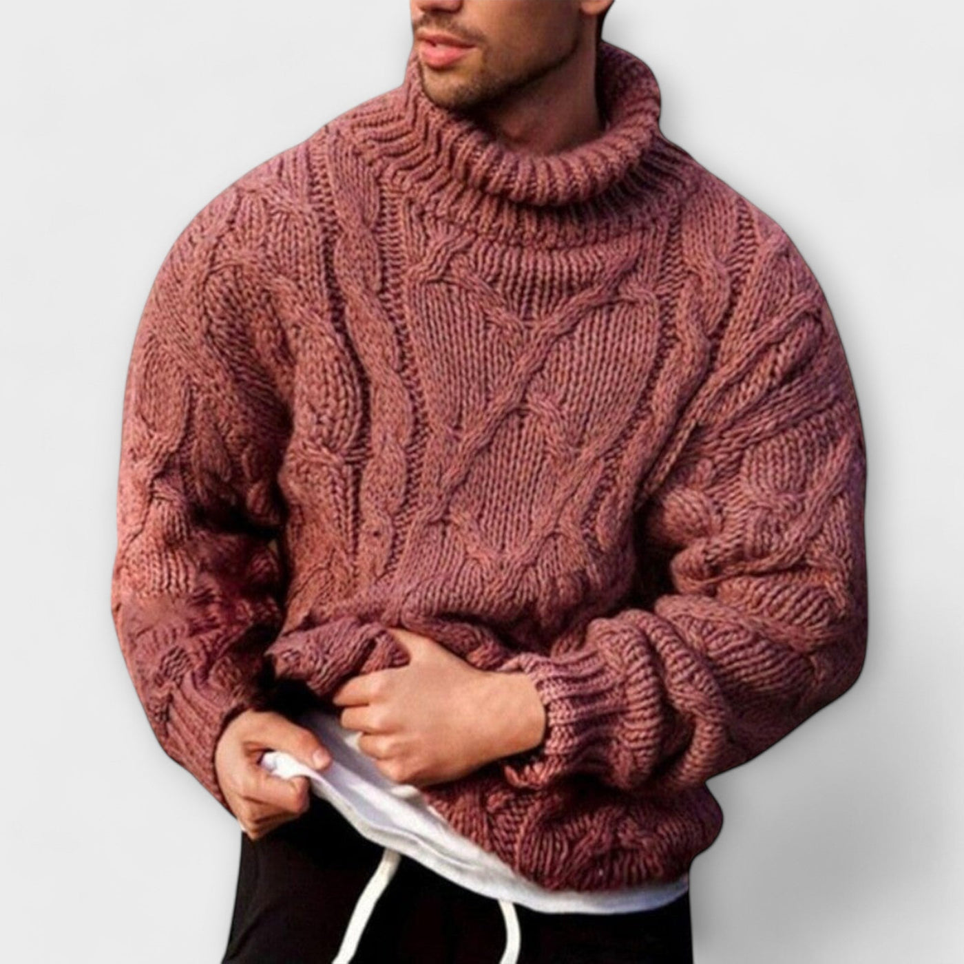 Firth – Winter Knit Turtleneck Sweater