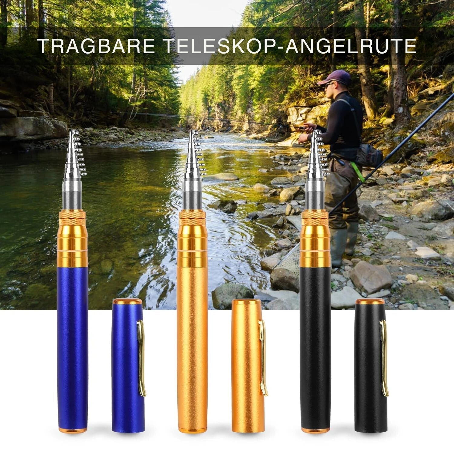 FlexiCast™ - Pocket-Sized Fishing Rod