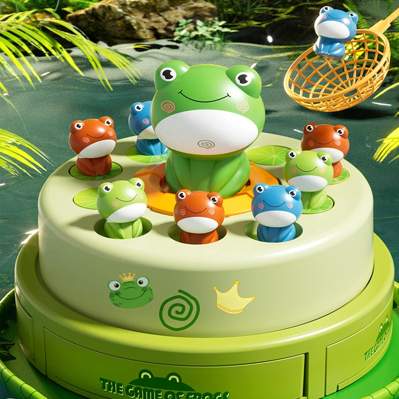 FrogFlair – Flying Frog Catch Fun Montessori Toy