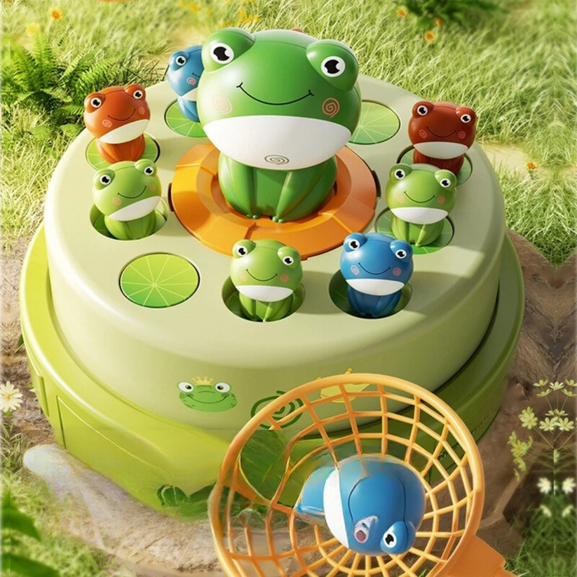 FrogFlair – Flying Frog Catch Fun Montessori Toy