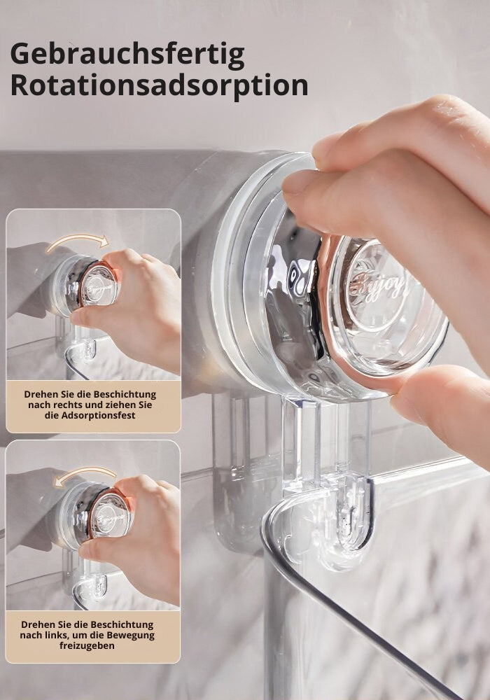 FrostedHold - Suction Cup Holder with Glacier Pattern