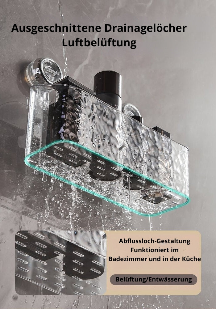 FrostedHold - Suction Cup Holder with Glacier Pattern