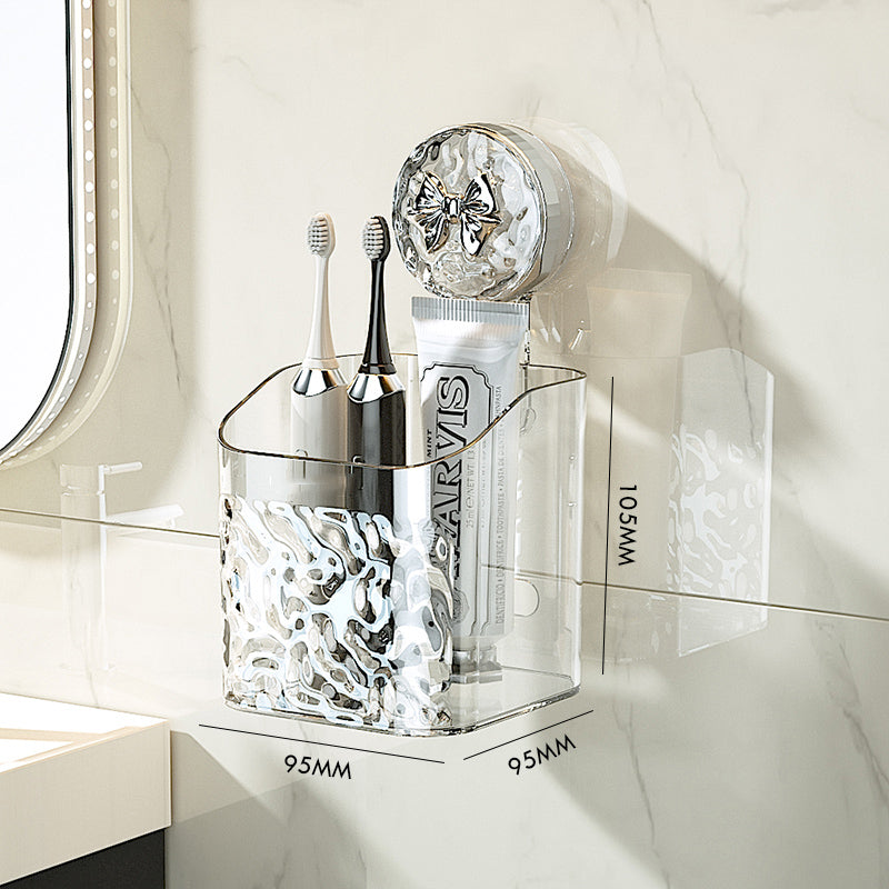 FrostedHold - Suction Cup Holder with Glacier Pattern