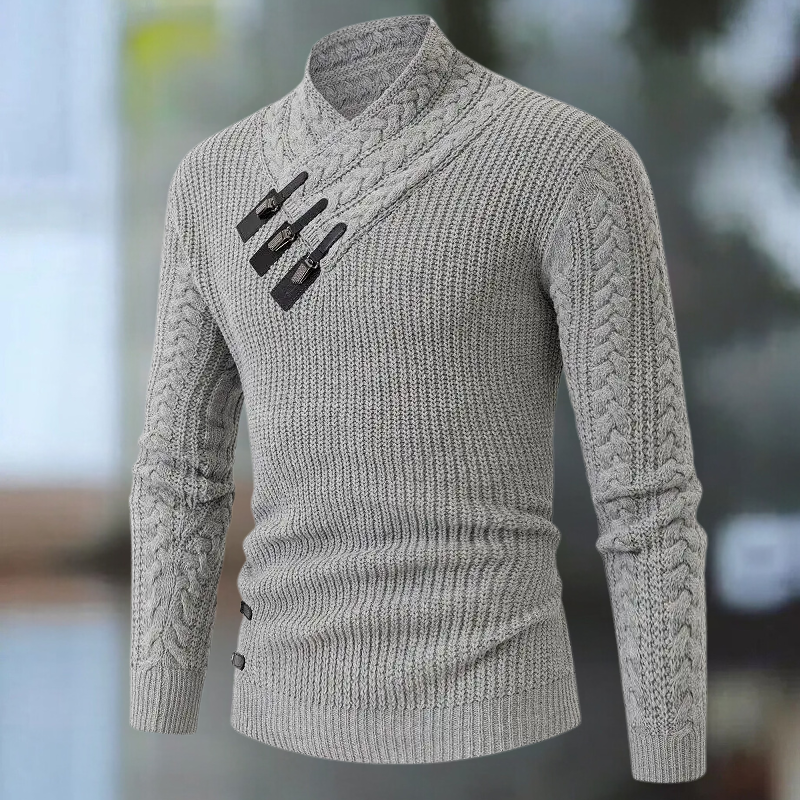 Galen - Long-Sleeve Knit Sweater