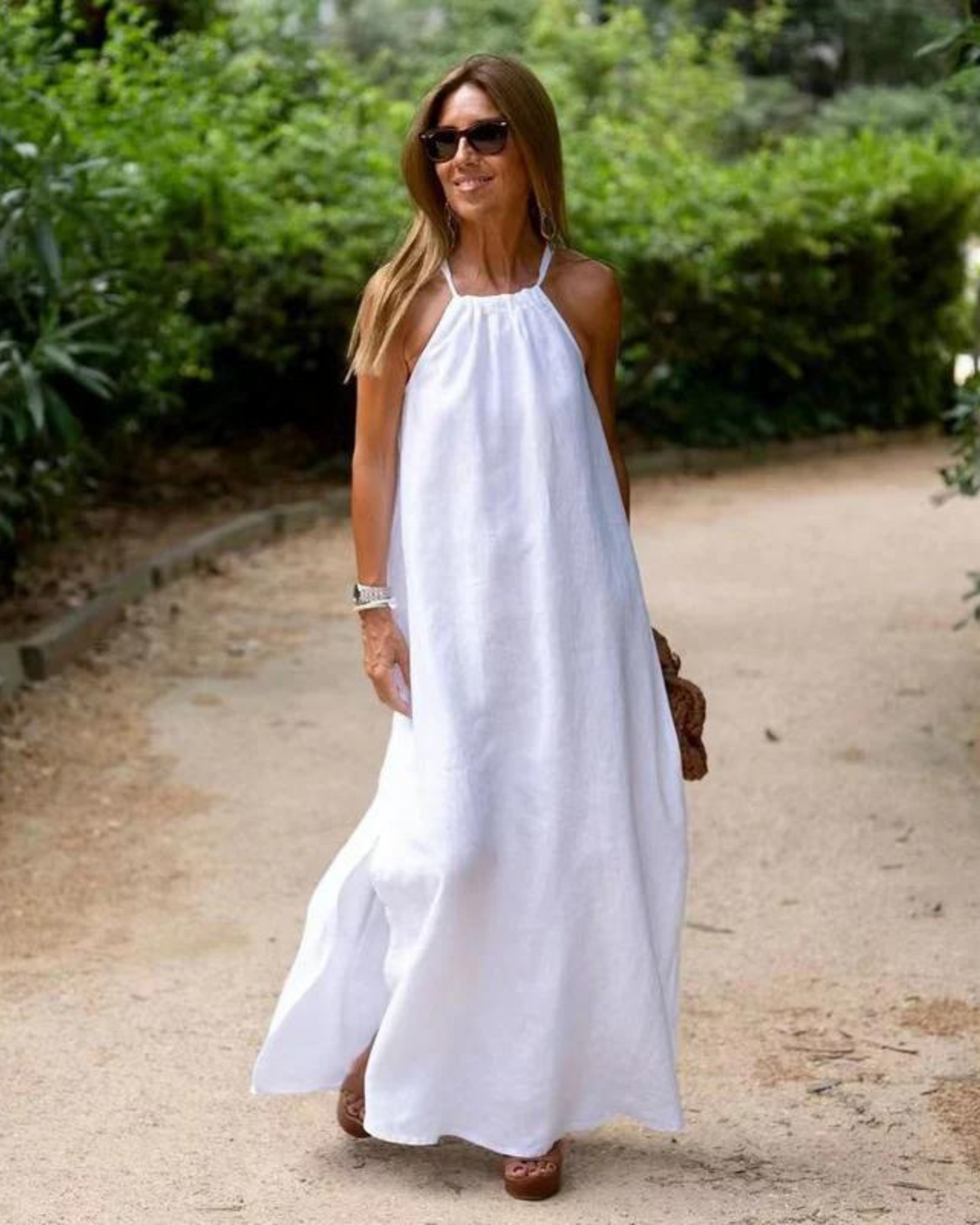 Galilea – Long Dress Made of Linen Blend