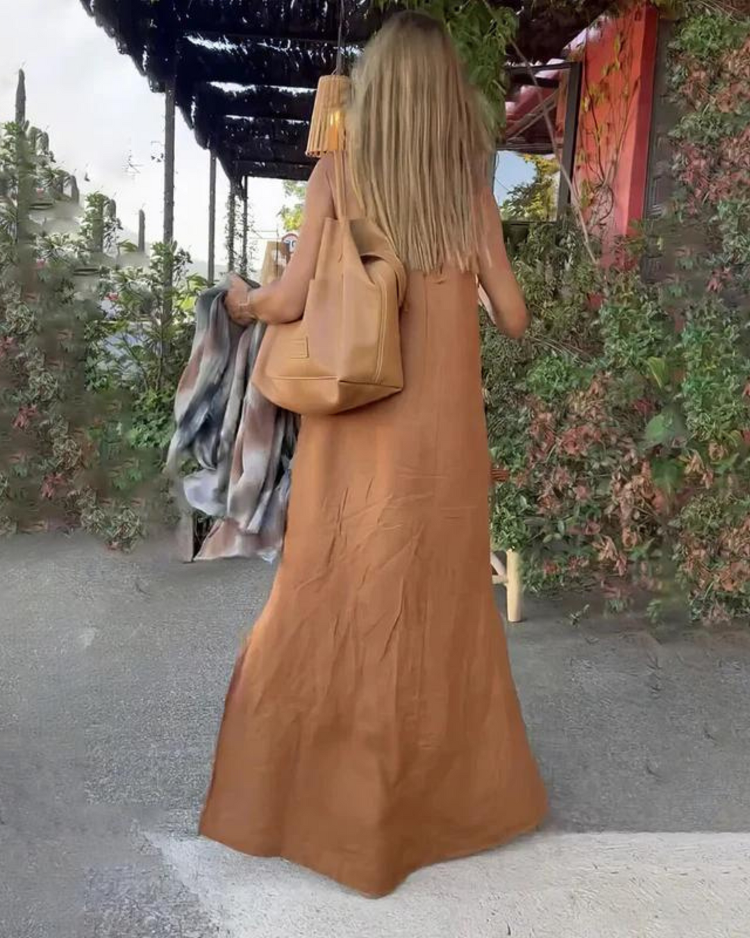 Galilea – Long Dress Made of Linen Blend