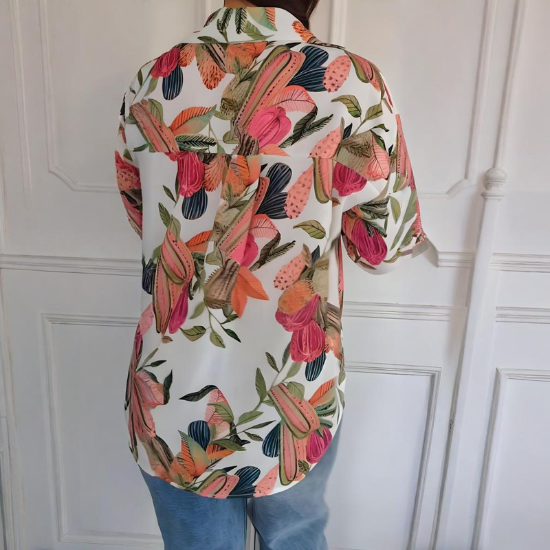 Garner – Stylish Plant Shirt with Floral Prints