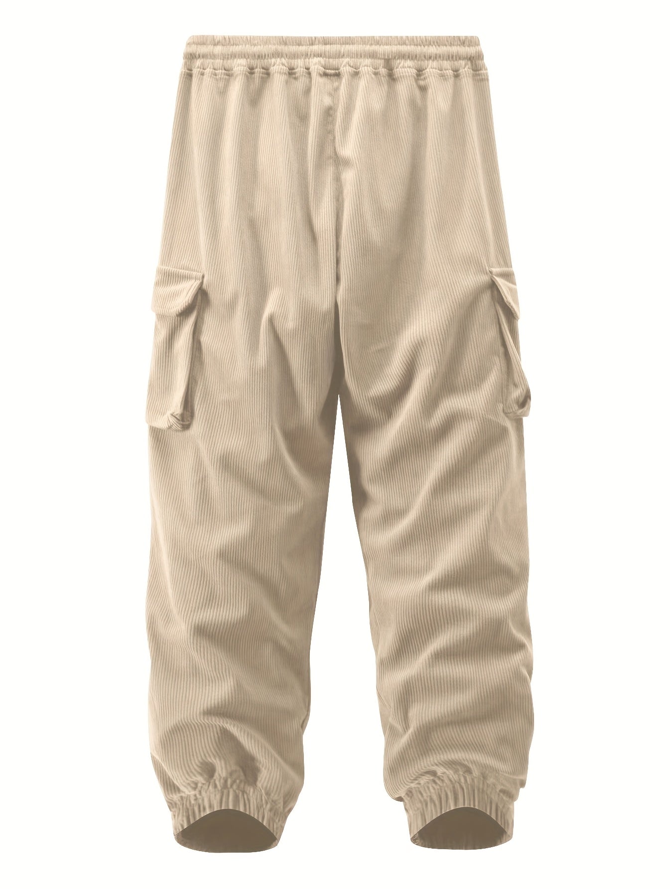 Genevieve - Cord Jogging Pants with Drawstring Waist
