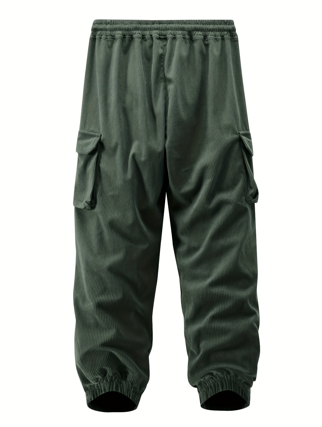 Genevieve - Cord Jogging Pants with Drawstring Waist
