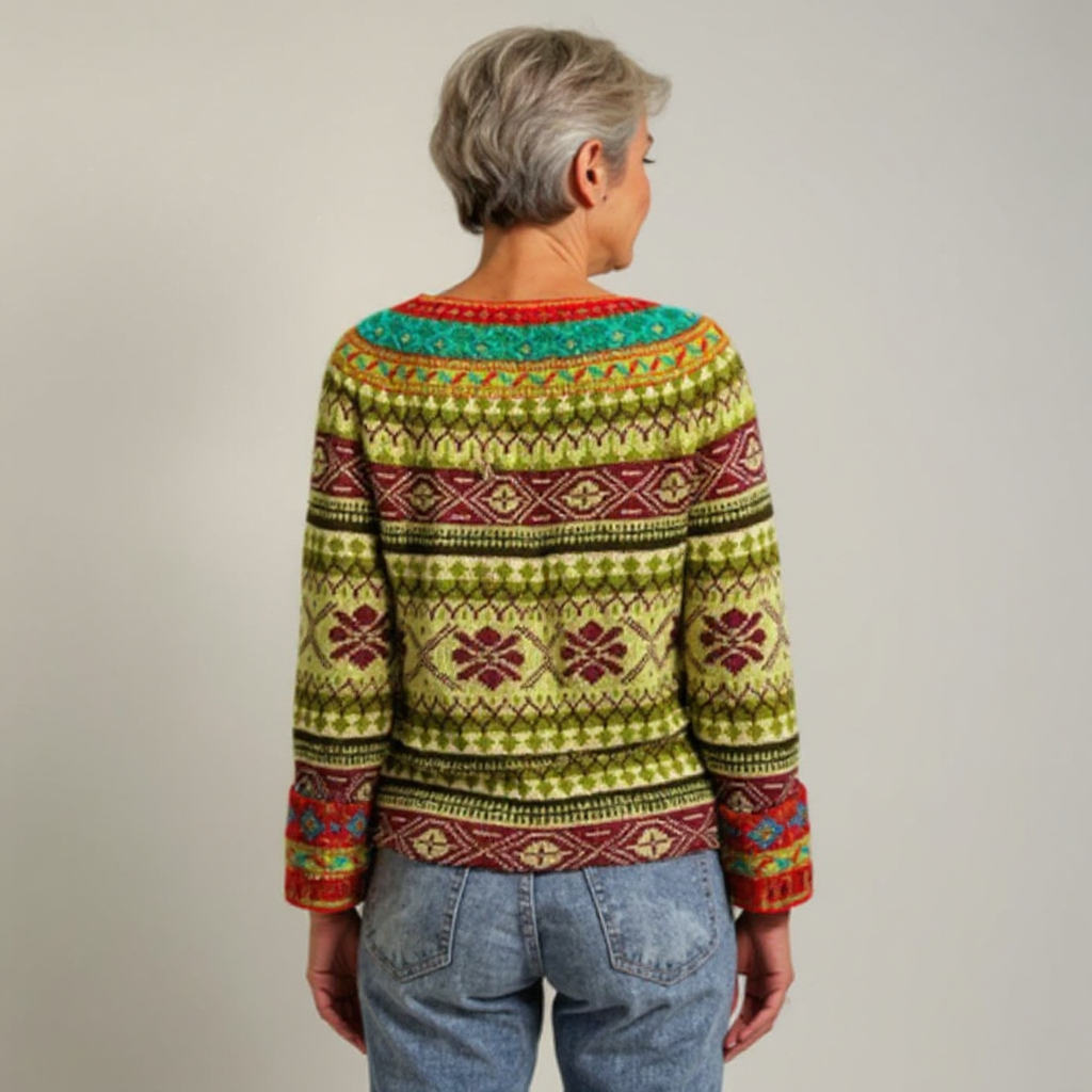 Girelli - Classic Icelandic Knit Sweater Made of Wool
