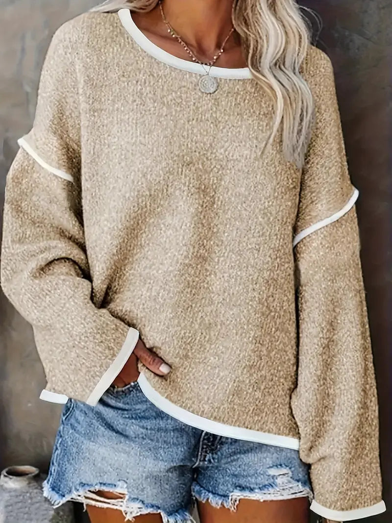 Giselda - Round Neck Knit Sweater