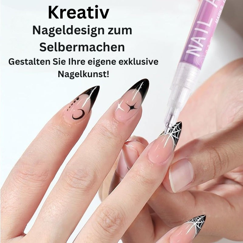 GlamSketch – Nail Art Pen Set in 12 Colors