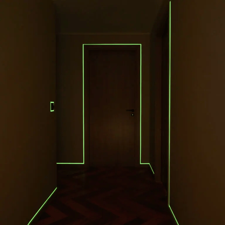 Glow-in-the-Dark Warning Tape