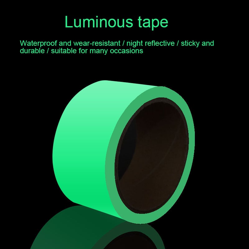 Glow-in-the-Dark Warning Tape