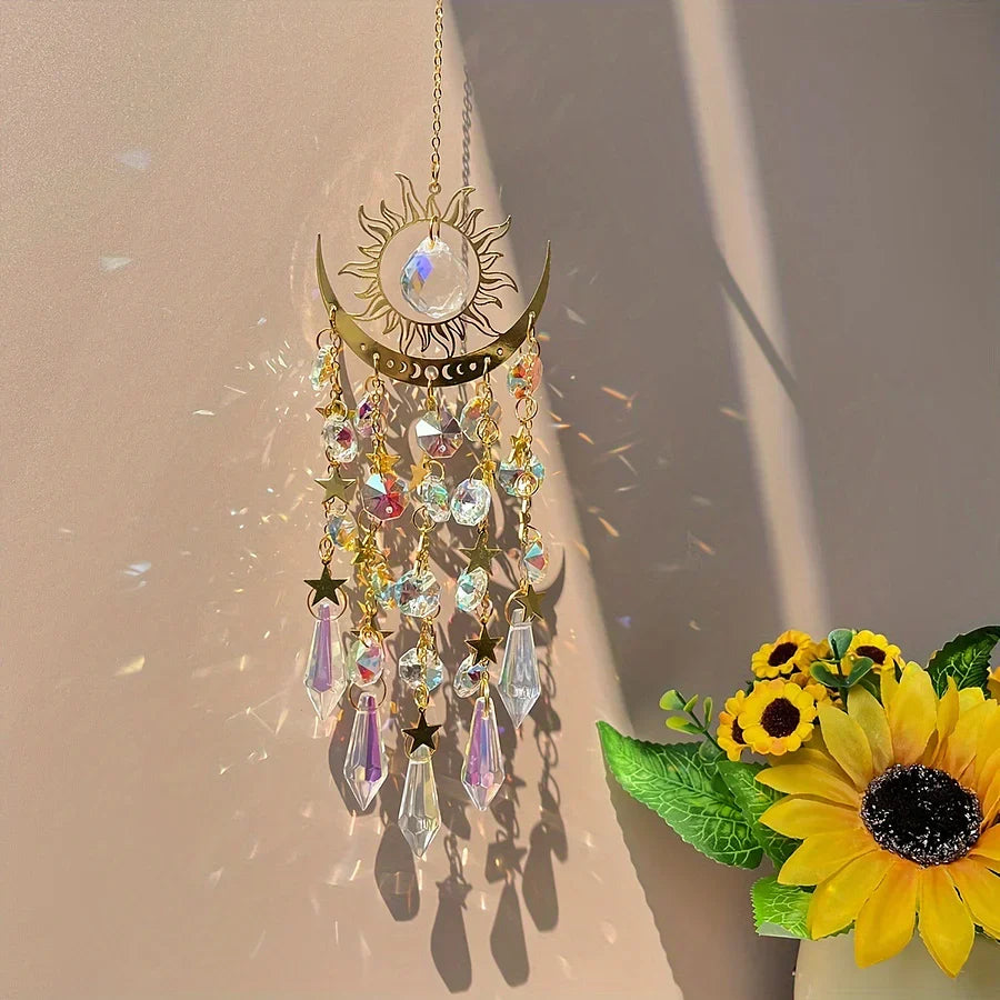 Glowcraft – Sun and Moon Pendant Crystal Light Ornaments