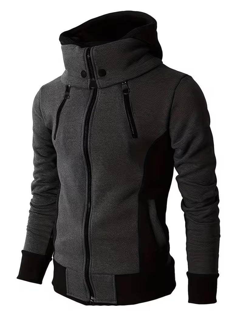 Griffiths – Long-Sleeve Hoodie with Quarter Zip