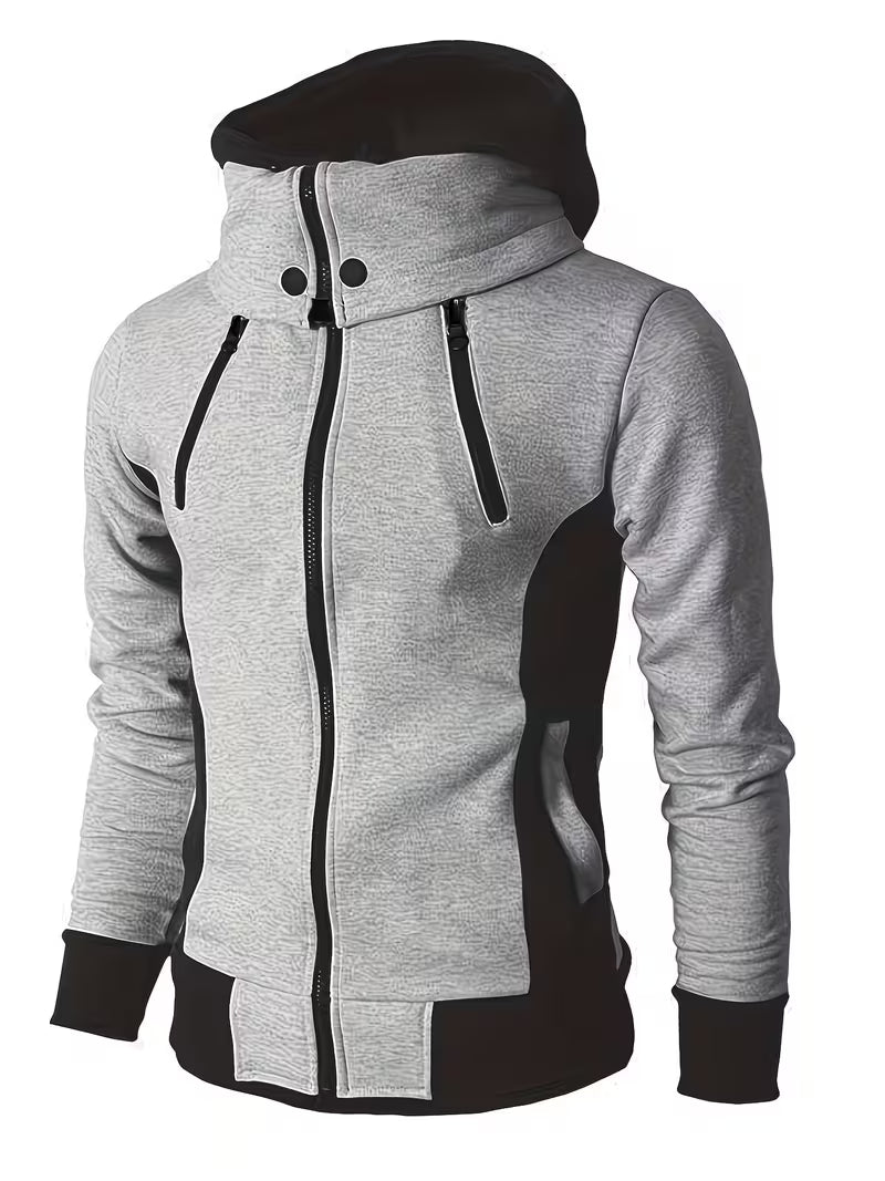 Griffiths – Long-Sleeve Hoodie with Quarter Zip