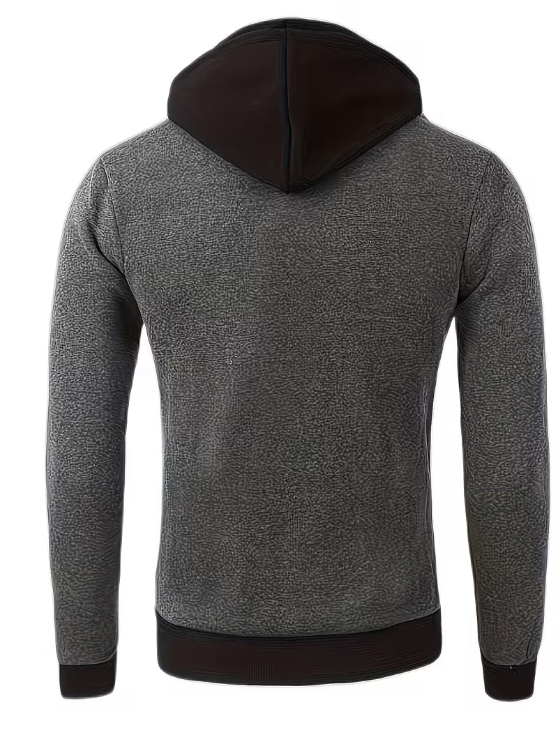Griffiths – Long-Sleeve Hoodie with Quarter Zip